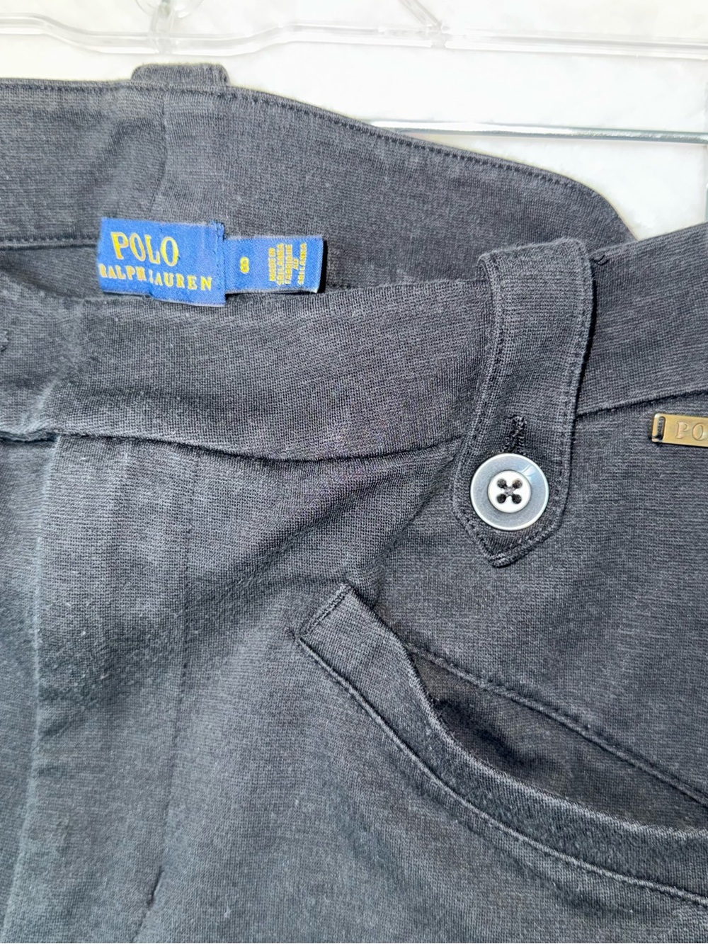 Polo Ralph Lauren Stretch Jersey Womens 8 Ponte Ankle Zip 2 Pocket
Moto Pants - Picture 6 of 11